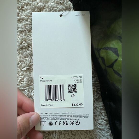 Nike Vapor Grip3 Goalkeeper Gloves Volt Black Soccer Goalie - Picture 11 of 11